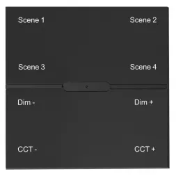 Смарт выключатель проводной iLedex Vision INN SP 48V-4-BK