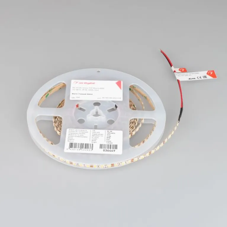 Светодиодная лента Arlight RZ-A120-6mm 12V Warm3000 (12 W/m, IP20, 2835, 5m) 036449 в Нижнем Новгороде