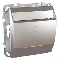Выключатель карточный с выдержкой времени Schneider Electric Unica 8A MGU5.540.30ZD
