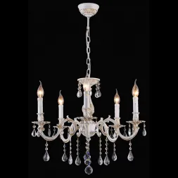 Подвесная люстра Natali Kovaltseva Palma 70046-5C WHITE GOLD