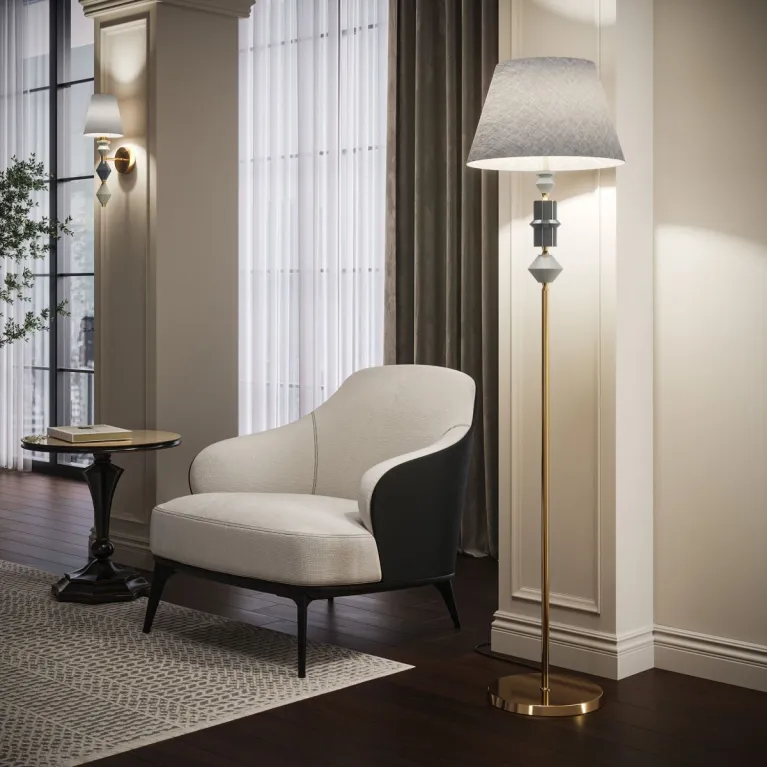 Торшер Eurosvet Olaria 109012 латунь a071407 в Нижнем Новгороде