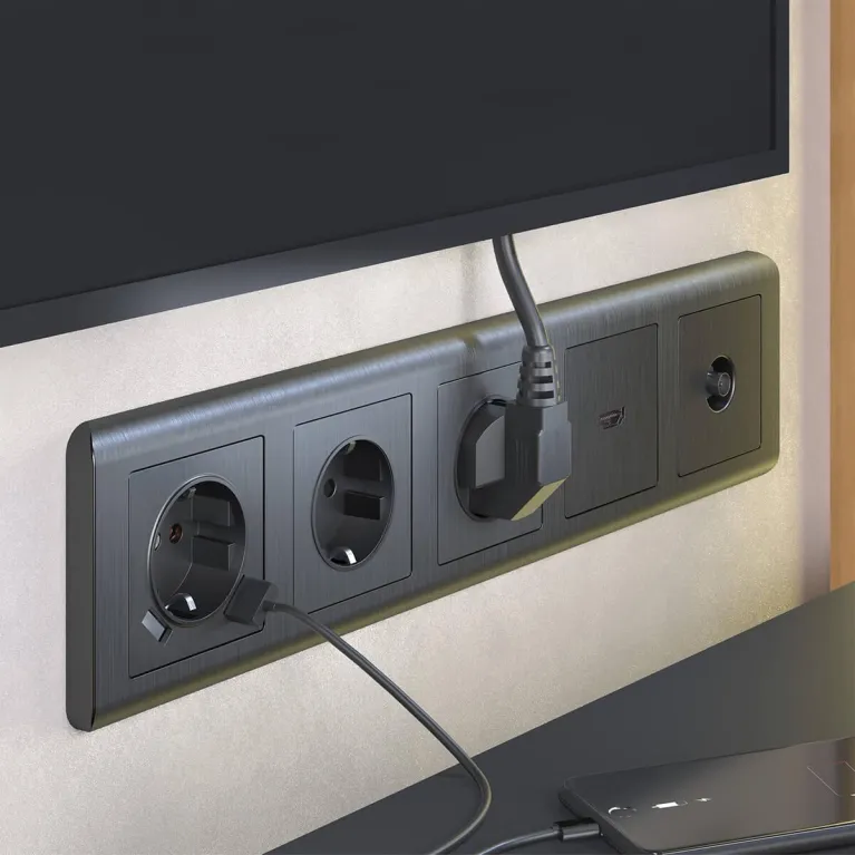 Накладка Werkel для розетки HDMI Графит рифленый WL04-HDMI-CP 4690389145919 в Нижнем Новгороде