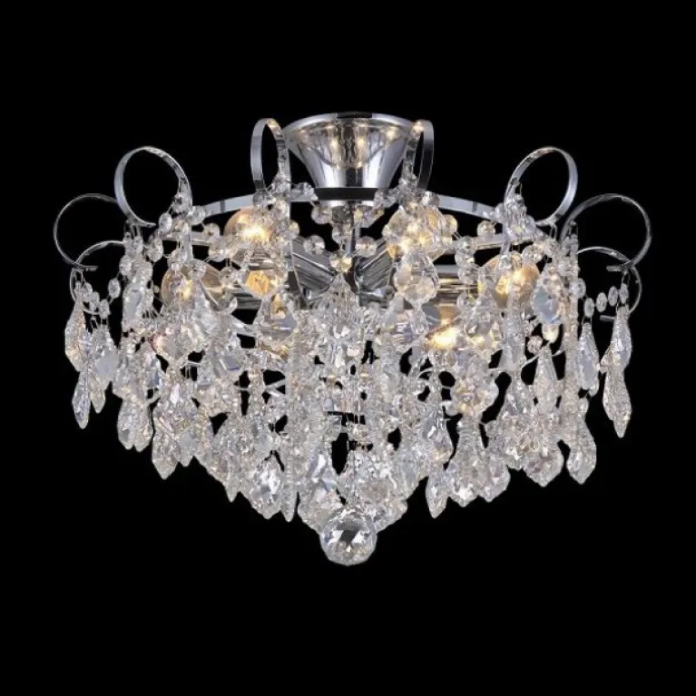 Потолочная люстра Natali Kovaltseva HAPPY DIAMONDS 11545/6C CHROME в Нижнем Новгороде