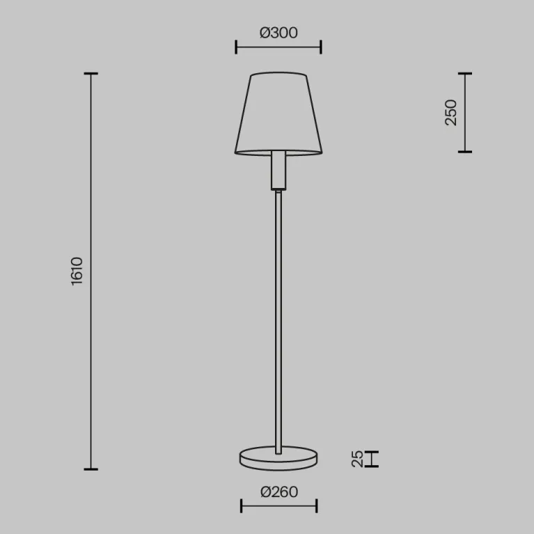 Торшер Maytoni Lira MOD483FL-01BS в Нижнем Новгороде