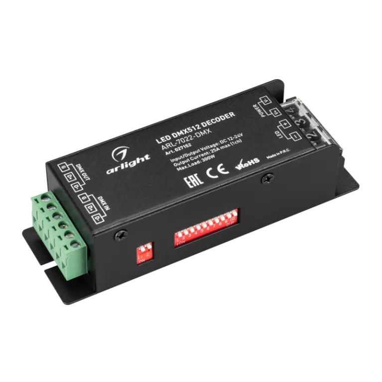 Декодер Arlight ARL-7022-DMX (12-24V, 1x25A, DMX512) 027152 в Нижнем Новгороде