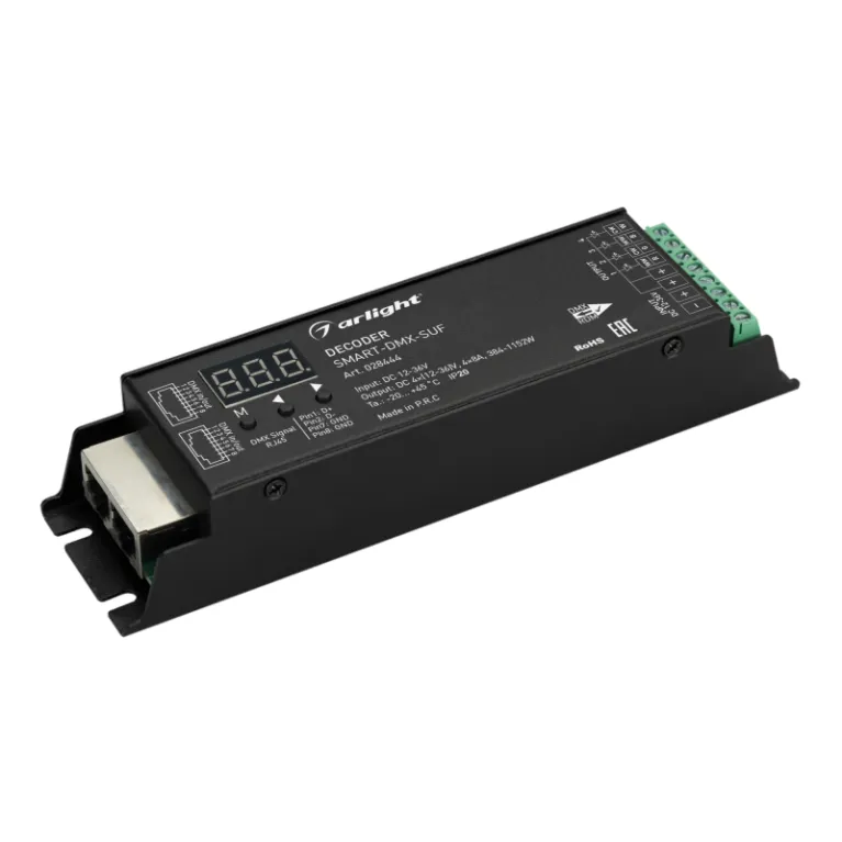 Декодер Arlight Smart-DMX-SUF (12-36V, 4x8A, RJ45) 028444 в Нижнем Новгороде