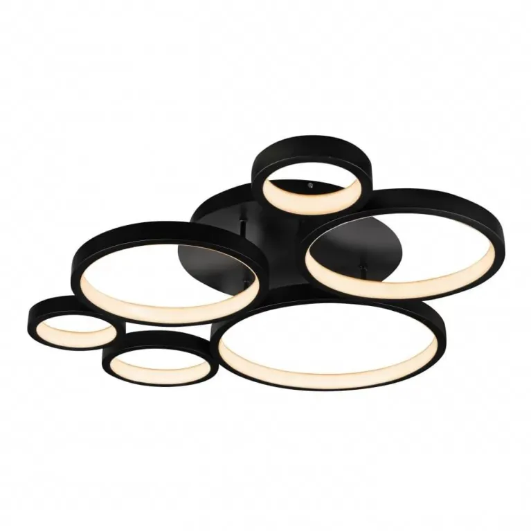 Потолочная светодиодная люстра iLedex Ring Star 9004-6-X-T BK в Нижнем Новгороде