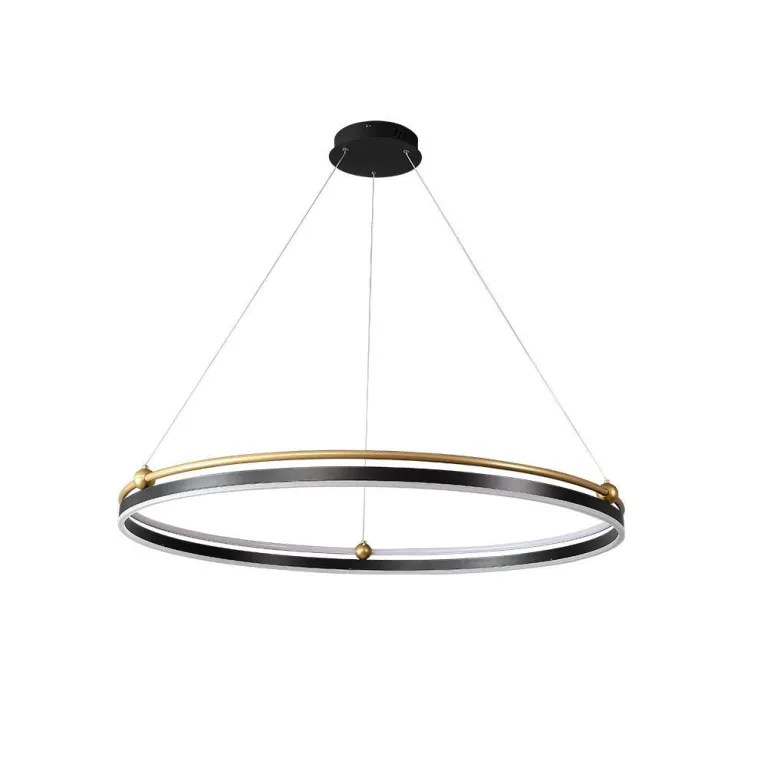 Подвесная люстра Crystal Lux FERNANDO SP88W LED D1000 BLACK/GOLD в Нижнем Новгороде