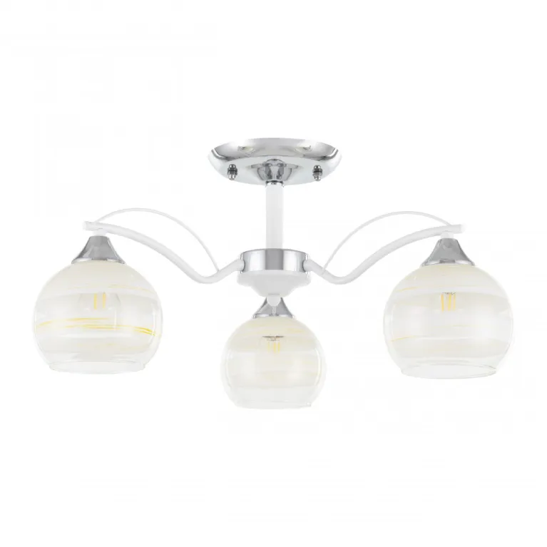 Потолочная люстра Arte Milano Napoli 326503/3 CR+WH в Нижнем Новгороде