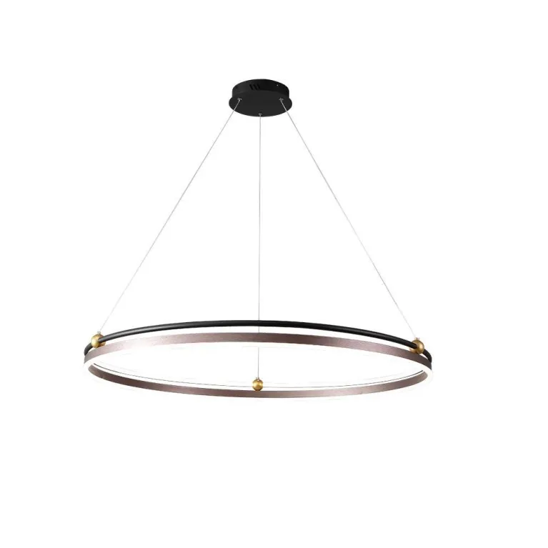 Подвесная люстра Crystal Lux FERNANDO SP88W LED D1000 COFFEE/BLACK в Нижнем Новгороде