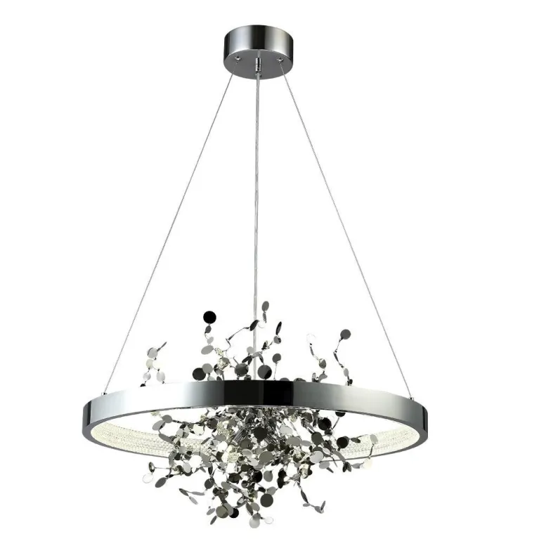 Подвесная люстра Crystal Lux GARDEN SPLED+3 D600 CHROME в Нижнем Новгороде