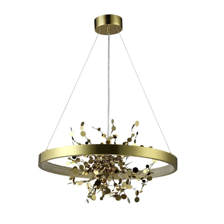 Подвесная люстра Crystal Lux GARDEN SPLED+3 D600 GOLD в Нижнем Новгороде