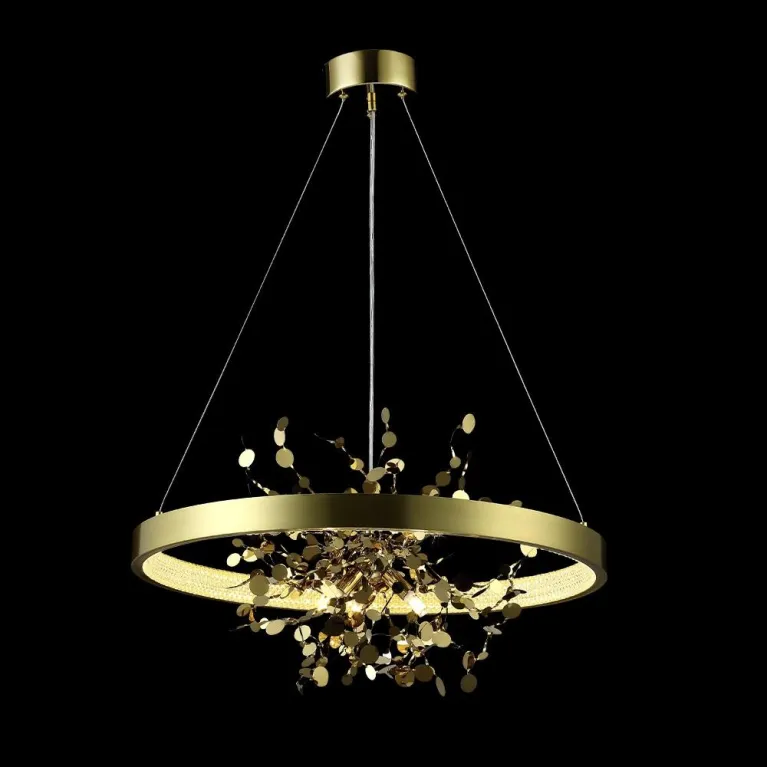 Подвесная люстра Crystal Lux GARDEN SPLED+3 D600 GOLD в Нижнем Новгороде