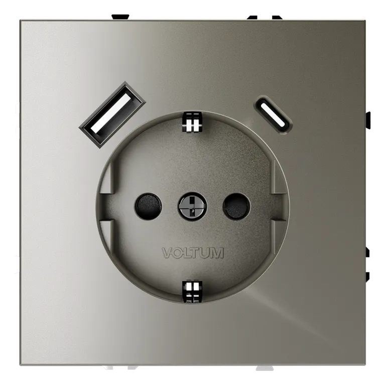 Розетка с USB, A+C Voltum S70 VLS040504 в Нижнем Новгороде