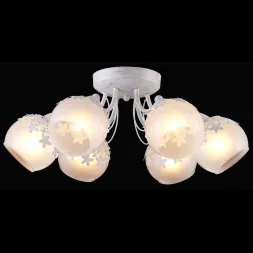 Потолочная люстра Natali Kovaltseva 75043-6C WHITE GOLD