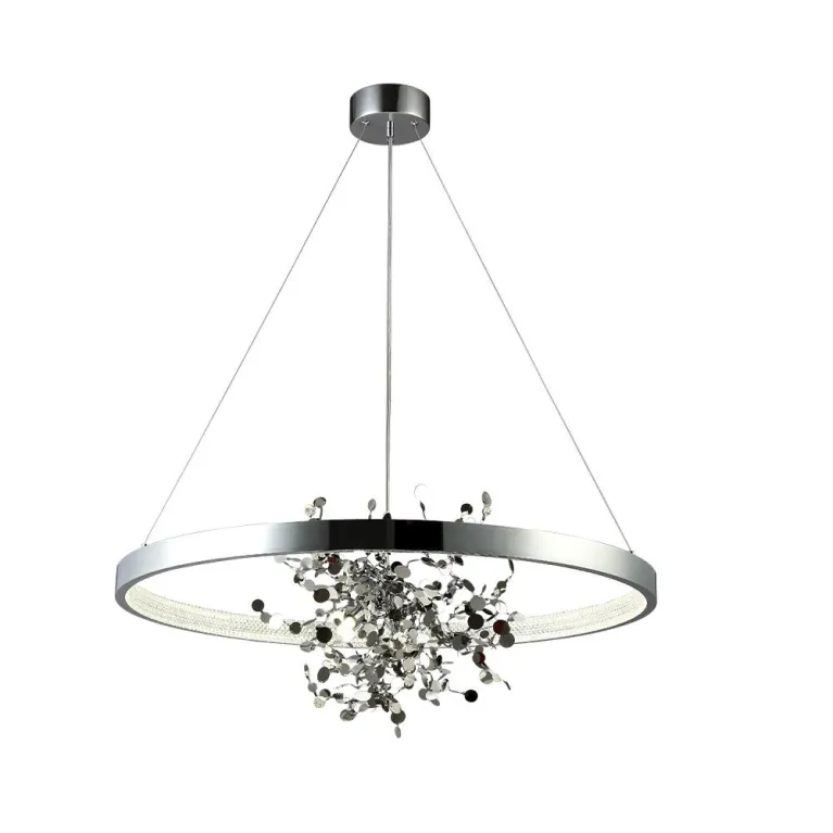Подвесная люстра Crystal Lux GARDEN SPLED+4 D800 CHROME в Нижнем Новгороде