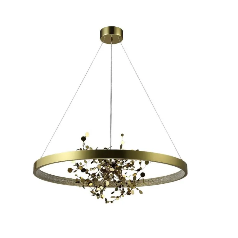 Подвесная люстра Crystal Lux GARDEN SPLED+4 D800 GOLD в Нижнем Новгороде