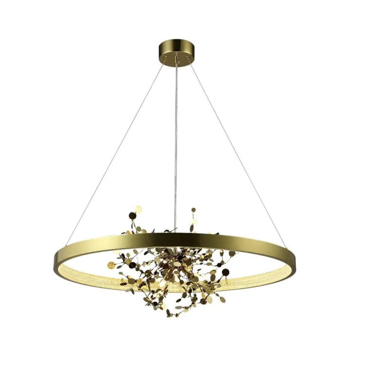 Подвесная люстра Crystal Lux GARDEN SPLED+4 D800 GOLD в Нижнем Новгороде