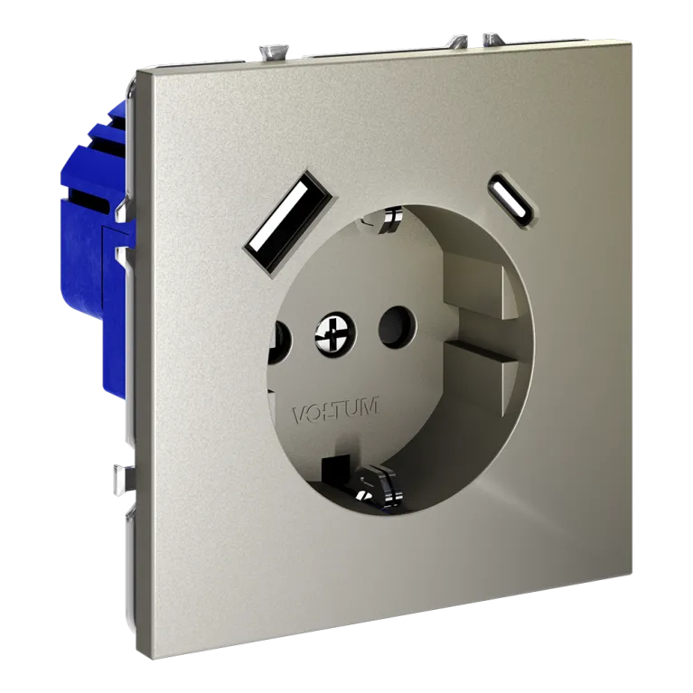 Розетка с USB, A+C Voltum S70 VLS040504 в Нижнем Новгороде