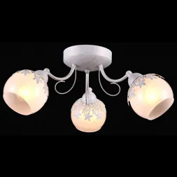 Потолочная люстра Natali Kovaltseva 75043-3C WHITE GOLD