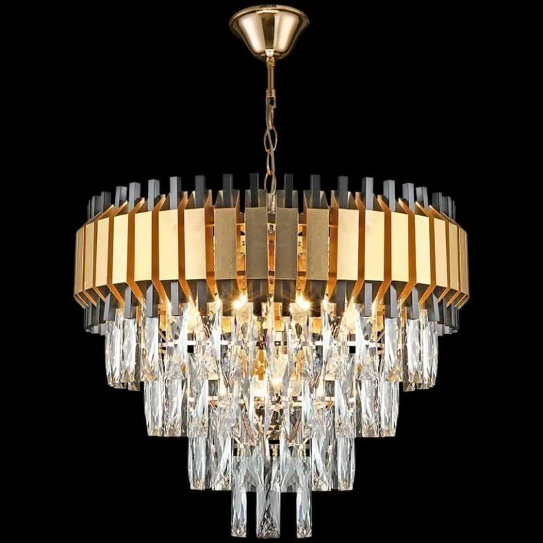 Подвесная люстра Reluce 02144-0.4-08 FGD+BK в Нижнем Новгороде