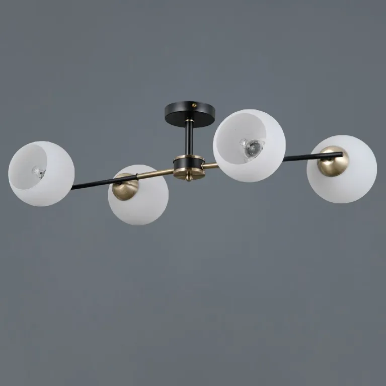 Люстра на штанге Illumico IL0469-4CSQ-24 BK AB LIBRA в Нижнем Новгороде