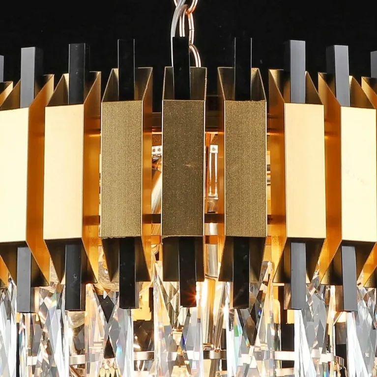 Подвесная люстра Reluce 02144-0.4-08 FGD+BK в Нижнем Новгороде