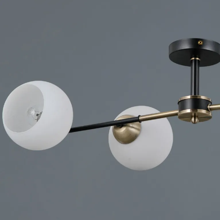 Люстра на штанге Illumico IL0469-4CSQ-24 BK AB LIBRA в Нижнем Новгороде