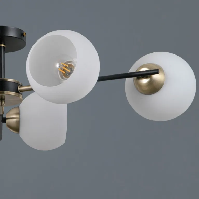 Люстра на штанге Illumico IL0469-6CSQ-24 BK AB LIBRA в Нижнем Новгороде