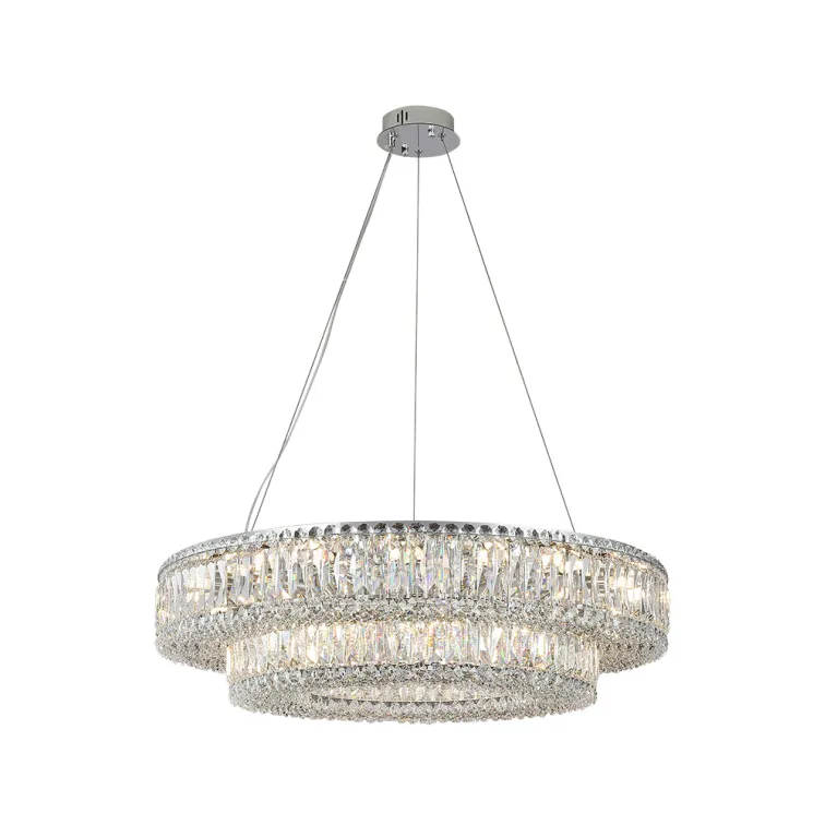 Подвесная люстра Newport 8450+28/S chrome М0070080 в Нижнем Новгороде