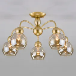 Потолочная люстра Eurosvet 30148/5 перламутровое золото