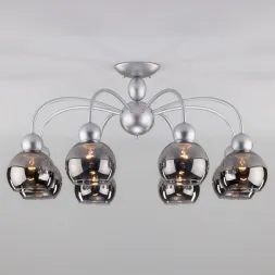 Потолочная люстра Eurosvet 30148/8 серебро