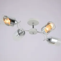Люстра на штанге Illumico IL8208-4COU-79 WH CR Iola