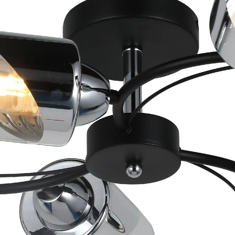 Люстра на штанге Illumico IL8208-6COU-79 BK CR Iola в Нижнем Новгороде