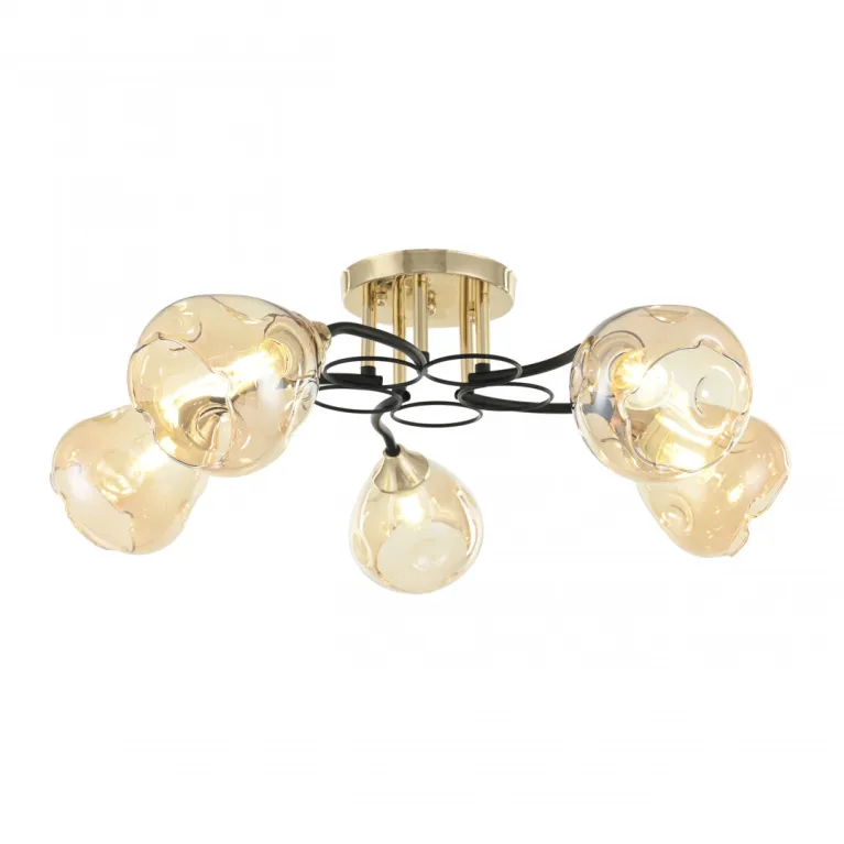 Потолочная люстра Arte Milano Amalfi 324106/5 FG+BK в Нижнем Новгороде