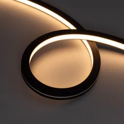Светодиодная герметичная лента Arlight NOVA-TOP-BLACK-A120-16x15mm 24V Warm2700 (10 W/m, IP67, 2835,