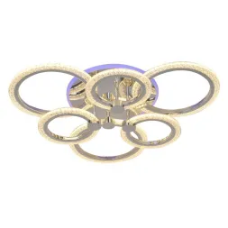 Потолочная люстра Seven Fires Snorri SF7061/7C-CR-BL Потолочная люстра Seven Fires Snorri SF7061/7C-CR-BL