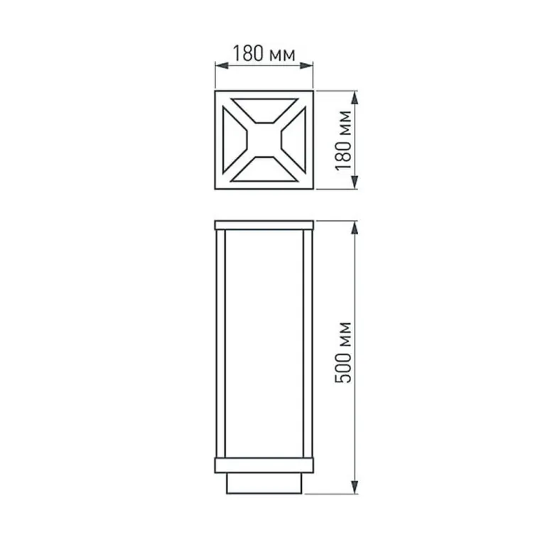 Уличный светодиодный светильник Arlight LGD-Path-Cub-H500B-12W Warm White 021800 в Нижнем Новгороде