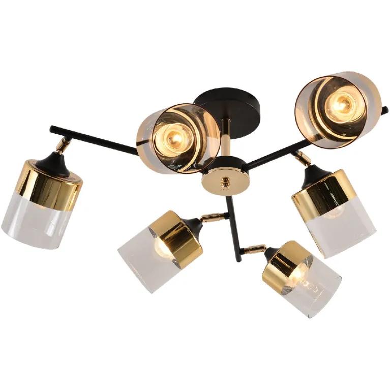 Люстра на штанге Reluce 01555-3.3-06B BK+FGD в Нижнем Новгороде