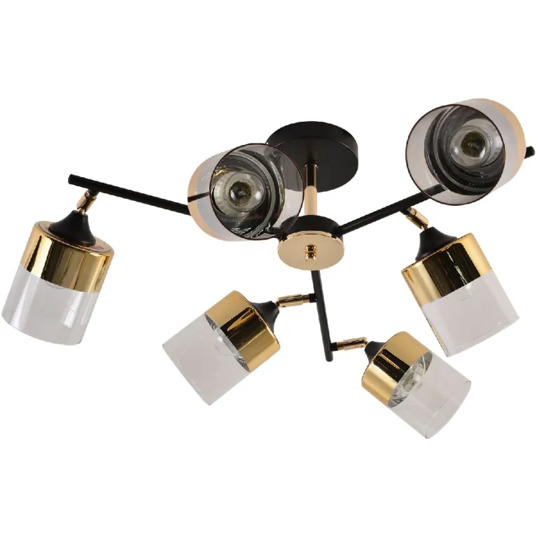 Люстра на штанге Reluce 01555-3.3-06B BK+FGD в Нижнем Новгороде