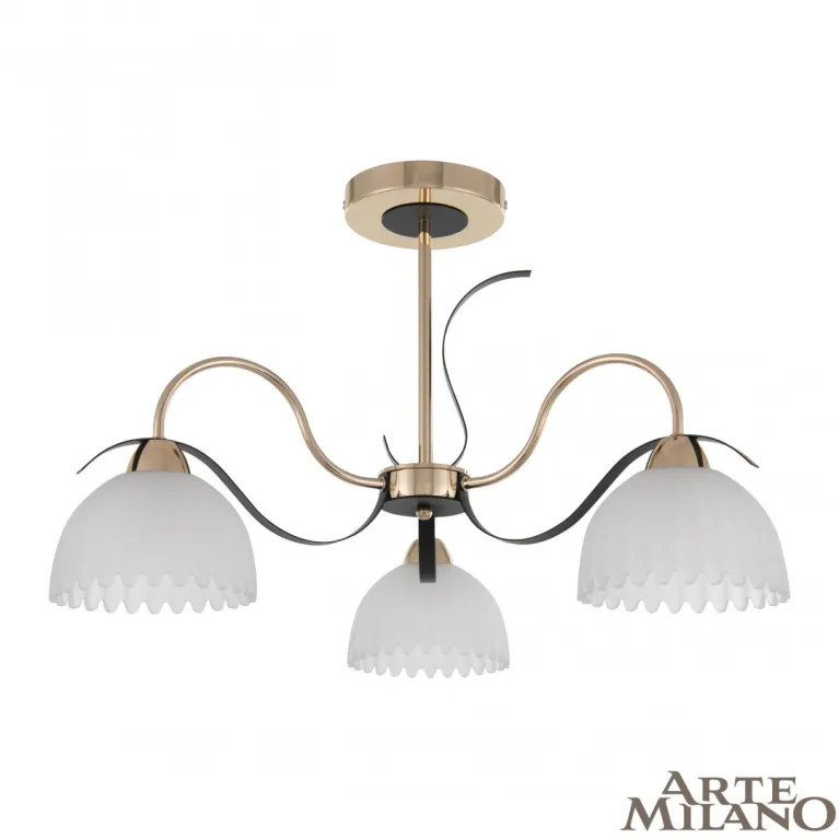 Люстра на штанге Arte Milano Napoli 327306/3 FG+BK в Нижнем Новгороде