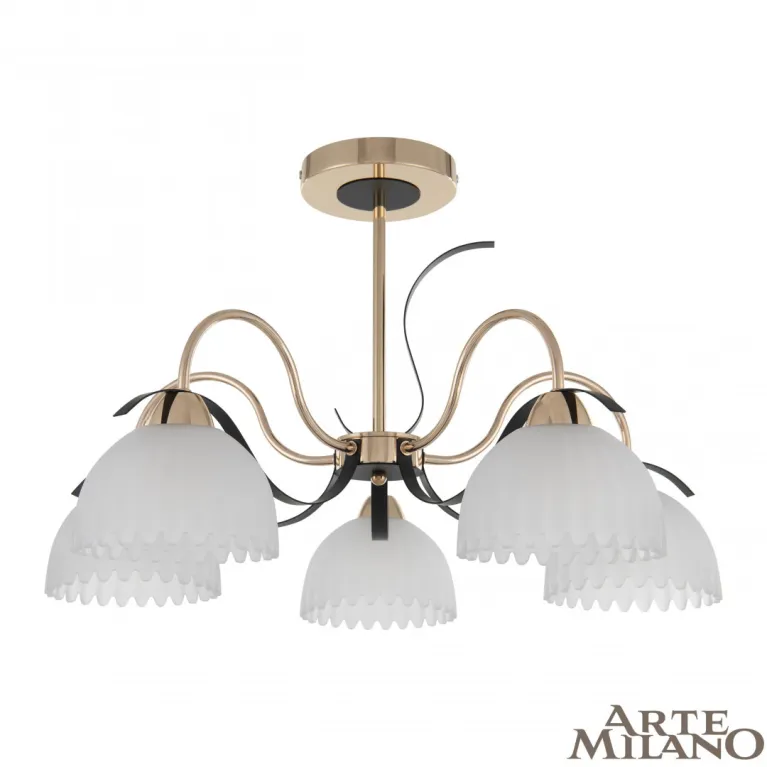 Люстра на штанге Arte Milano Napoli 327306/5 FG+BK в Нижнем Новгороде