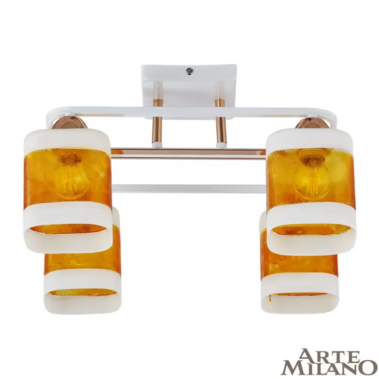 Потолочная люстра Arte Milano Amalfi 322008/4 WH+FG в Нижнем Новгороде