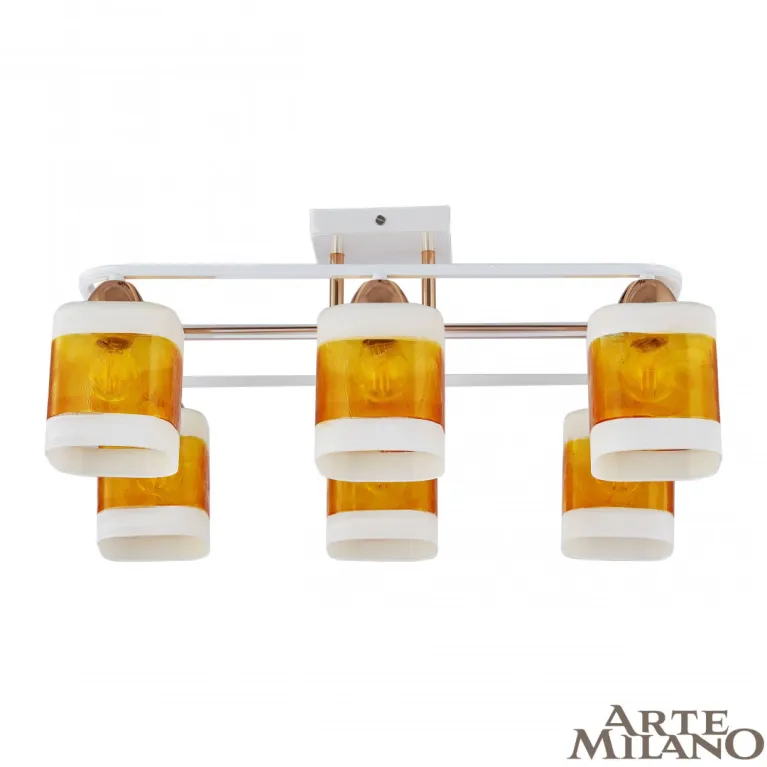 Потолочная люстра Arte Milano Amalfi 322008/6 WH+FG в Нижнем Новгороде