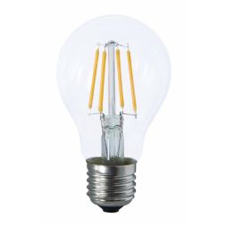 Лампа светодиодная филаментная Elvan E27 7W 3000K прозрачная E27-7W-3000К-A60-fil
