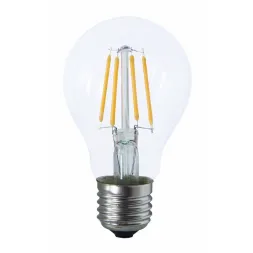 Лампа светодиодная филаментная Elvan E27 7W 3000K прозрачная E27-7W-3000К-A60-fil