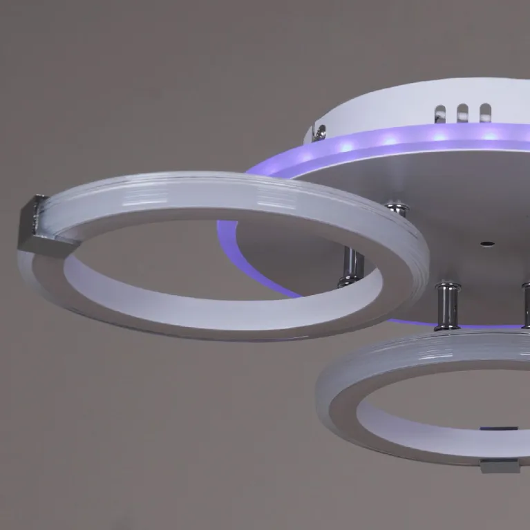 Потолочная люстра Reluce 06319-3.3-03 WH+CR (RGB) в Нижнем Новгороде