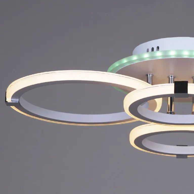 Потолочная люстра Reluce 06319-3.3-04 WH+CR (RGB) в Нижнем Новгороде