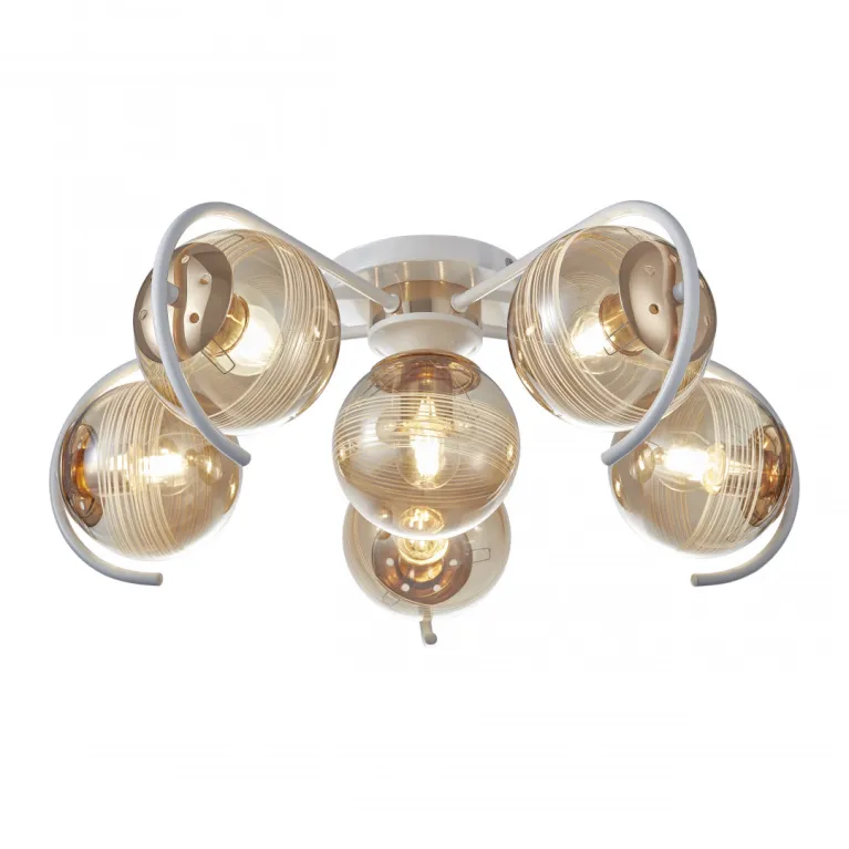 Потолочная люстра Arte Milano Amalfi 326208/5+1 WH+FG в Нижнем Новгороде