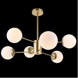 Люстра на штанге Natali Kovaltseva ALTO 75141/6C GOLD